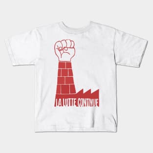 La Lutte Continue - Mai 68 Paris Kids T-Shirt